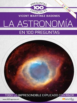 cover image of La astronomía en 100 preguntas